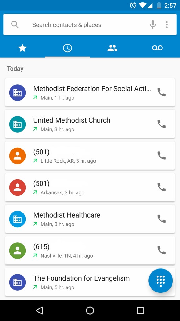 Yeah, I removed the numbers. The important part is the area code, just think how much this would've all cost not too long ago!